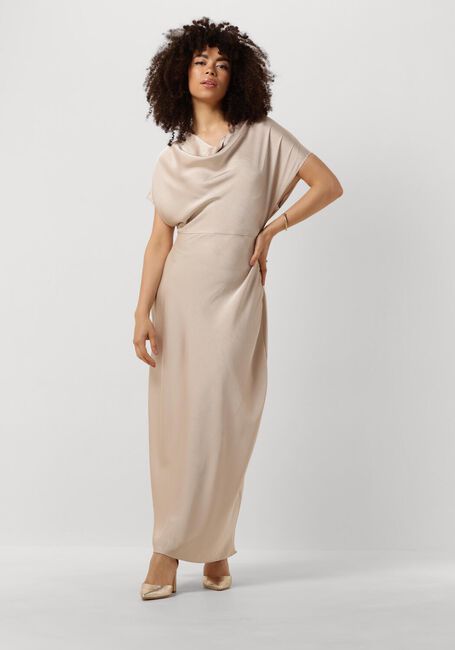 NEO NOIR Robe maxi ANDREA HEAVY SATEEN DRESS en or - large