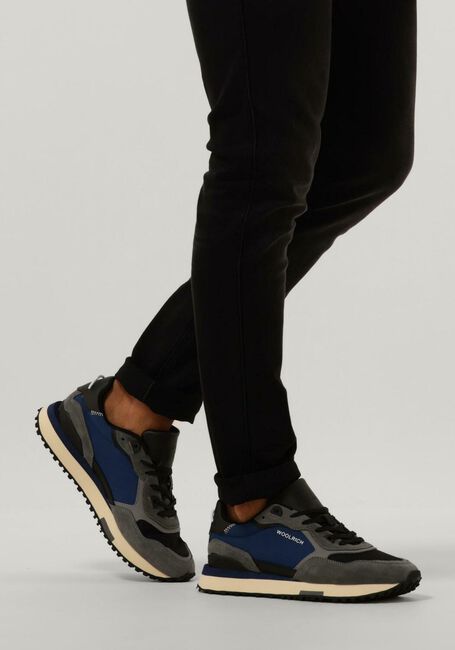 WOOLRICH RETRO SNEAKER MAN Baskets basses en bleu - large