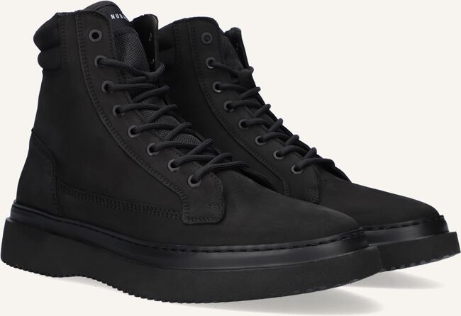 Zwarte NUBIKK Veterboots JONAH DUNE HEREN Zwarte NUBIKK Veterboots JONAH DUNE HEREN - large