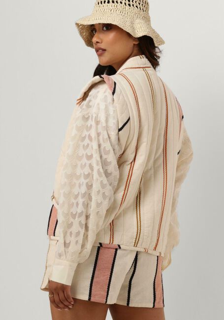Beige BY-BAR Gilet ISLA ANTIC JACKET - large