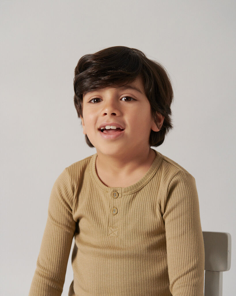 MARMAR COPENHAGEN TEE LS Hauts & T-shirts Kaki - large