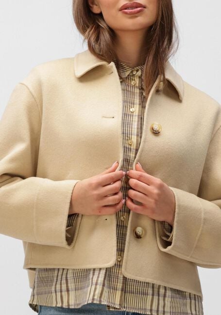 Beige STUDIO AR Jack NICOLINA WOOL BLEND - large