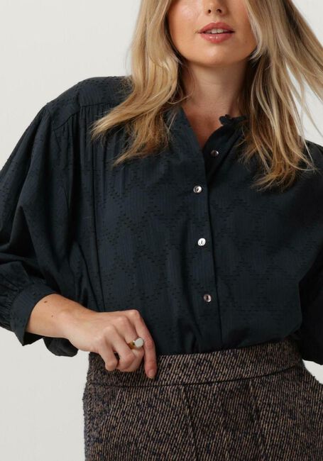 BY-BAR LUCY STRUCTURE BLOUSE Blouses Bleu foncé - large