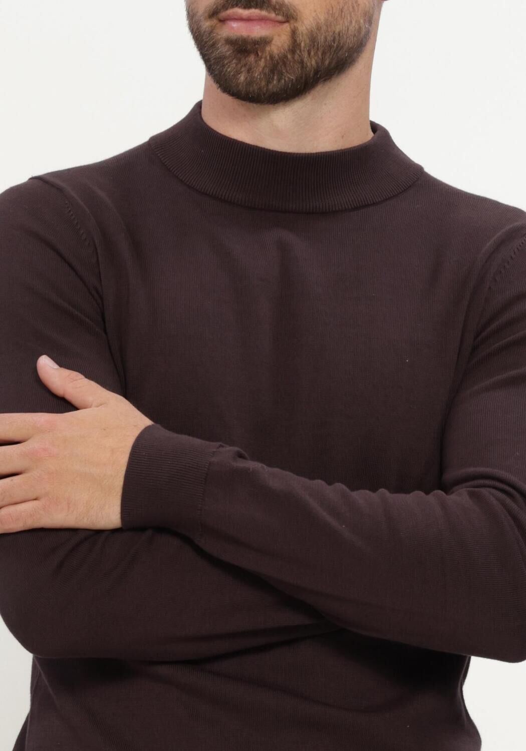 MACED Pull M-ALEX en marron - large