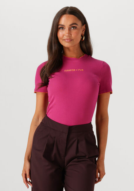 HARPER & YVE T-shirt CAMMY-SS en rose - large