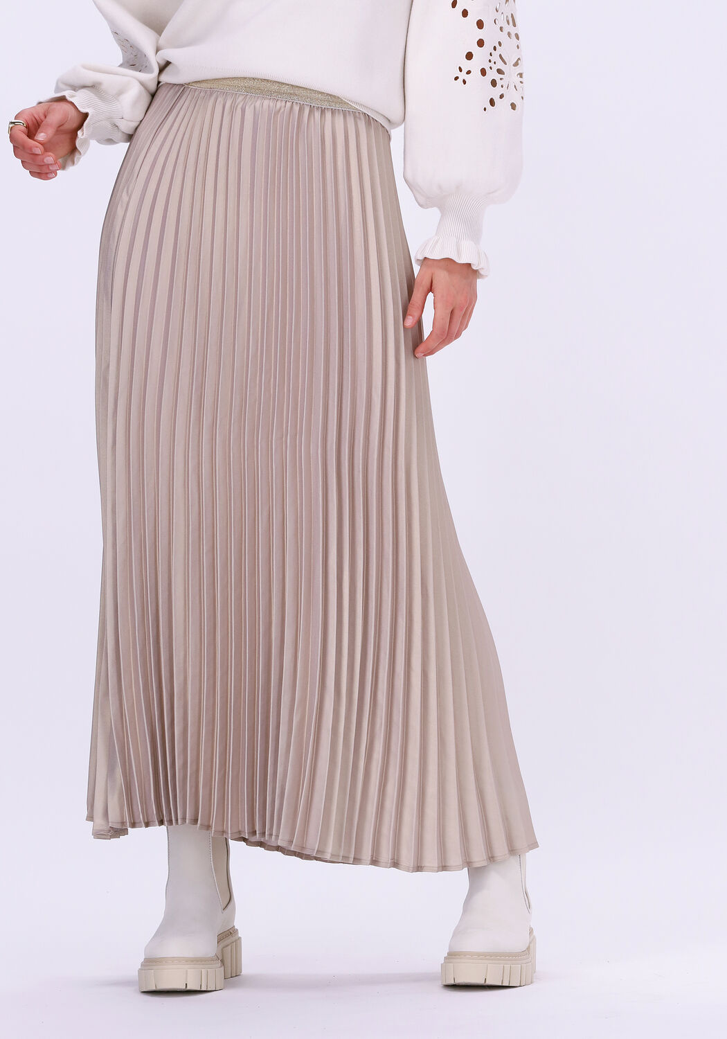 Jupe deals plissée metallic