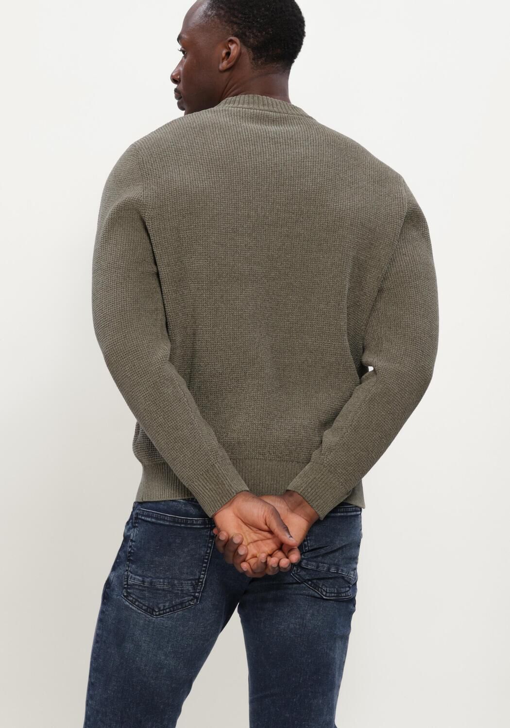 BLUE INDUSTRY Pull KNITWEAR en vert - large