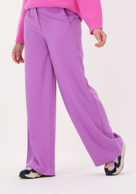 CO'COUTURE Pantalon large ALEXA WIDE PANT en violet - large