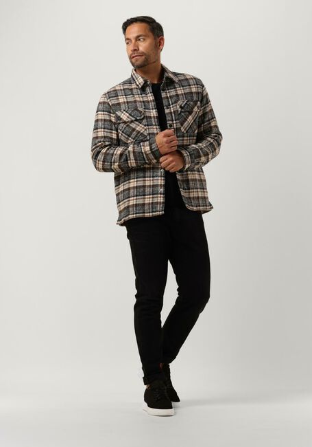 COLOURFUL REBEL Surchemise JACK CHECK OVERSHIRT en camel - large