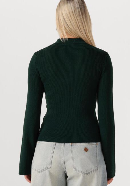 Donkergroene MODSTRÖM Trui HIROKIMD CARDIGAN - large