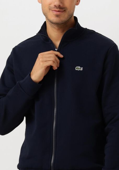 LACOSTE Gilet 1HS1 MENS SWEAT ZIP Bleu foncé - large