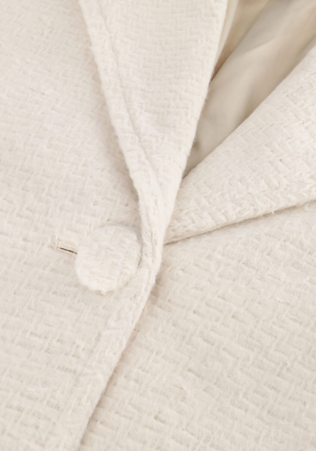 Beige NOTRE-V Mantel NV-CHARLOTTE WOOL COCOON COAT - large