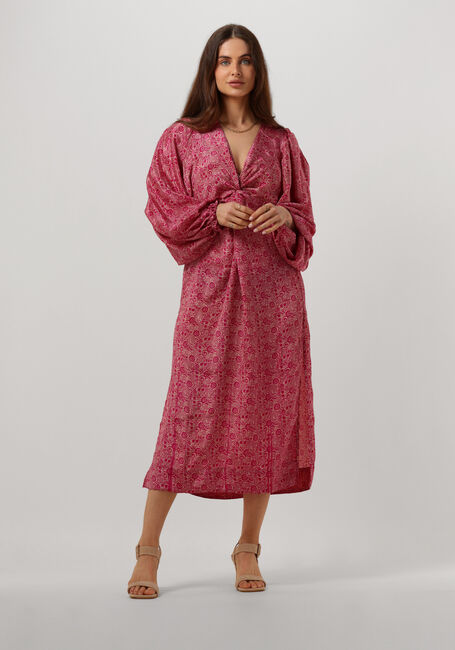 SISSEL EDELBO Robe midi CHERILYN DRESS en rose - large