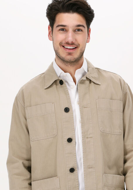 SELECTED HOMME Surchemise SLHLOOSETONY OVERSHIRT LS W en beige - large