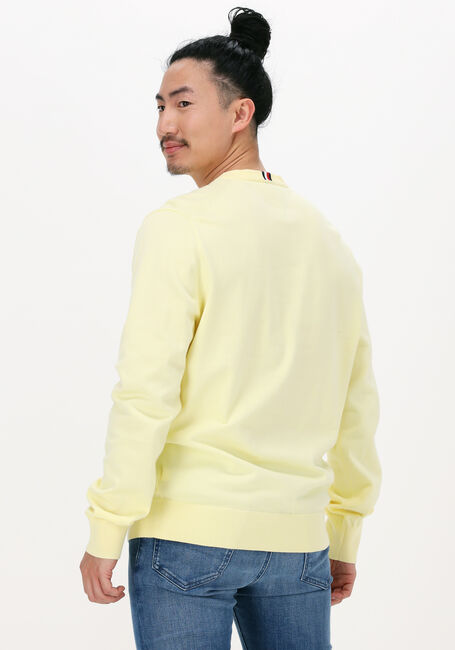 TOMMY HILFIGER Pull 1985 CREW NECK SWEATER en jaune - large
