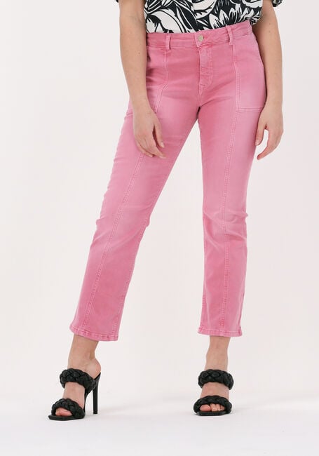 SUMMUM Straight leg jeans BOOTCUT CROPPED PANT SLUBBY ST en rose - large