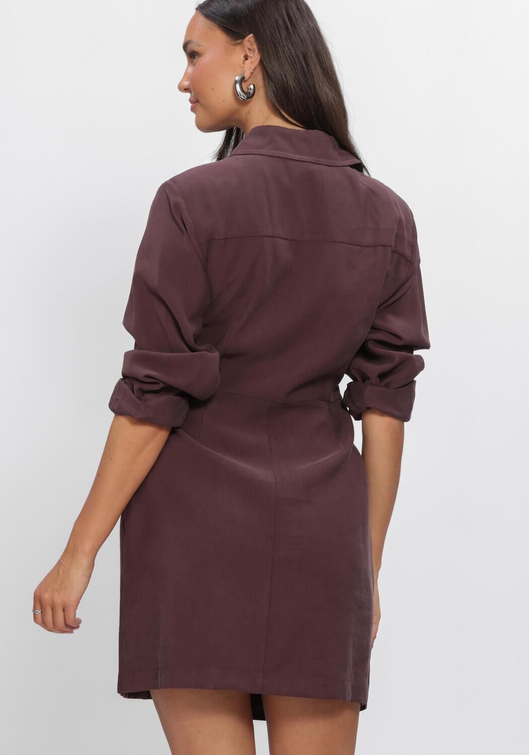 AAIKO Mini robe YVEN TWILL TEN 545 Bordeaux - large