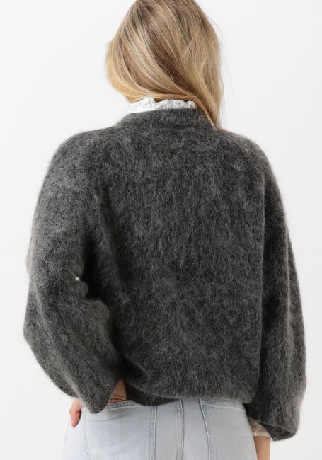 SECOND FEMALE Pull ANNELEEN KNIT O-NECK en gris - large