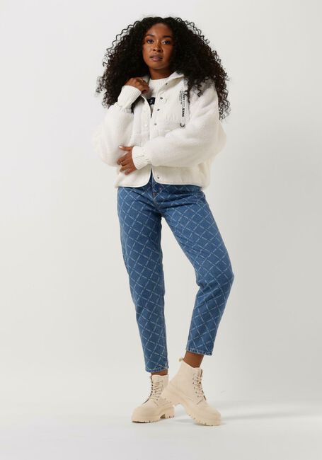 Gebroken wit TOMMY JEANS Teddy jas TJW REVERSIBLE SHERPA JACKET - large