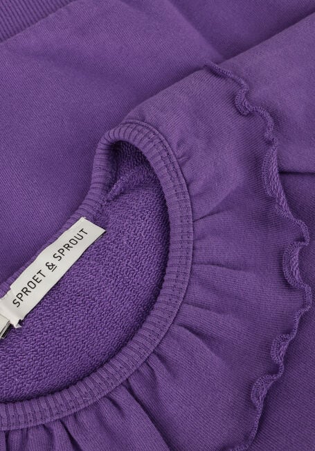 Sproet & Sprout Chandail SWEATSHIRT RUFFLE COLLAR en violet - large