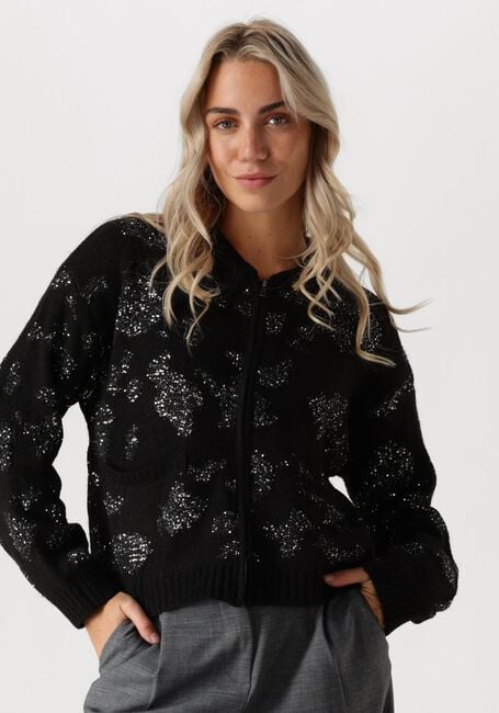 Zwarte OBJECT Vest OBJALORA KNIT RE L/S CARDIGAN - large