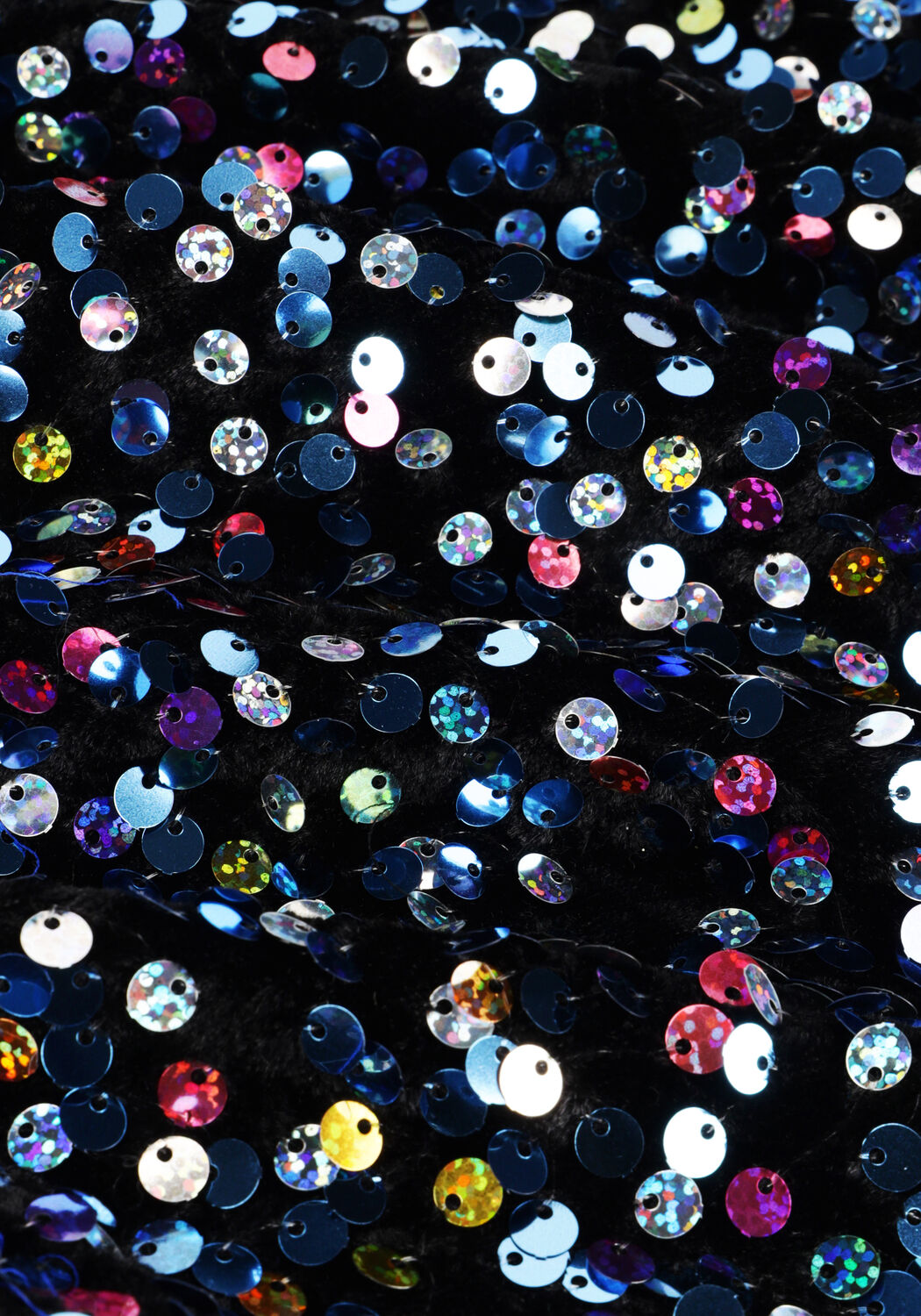 Zwarte Y.A.S.  YASKILLO SEQUIN LS WRAP TOP - large