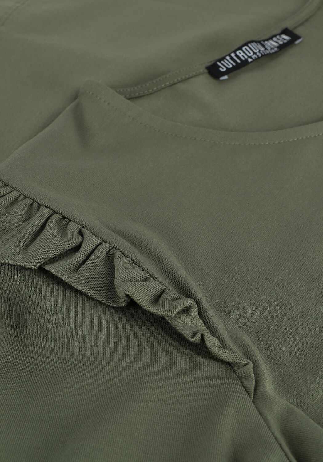 Groene JANSEN AMSTERDAM T-shirt MEAVI - large