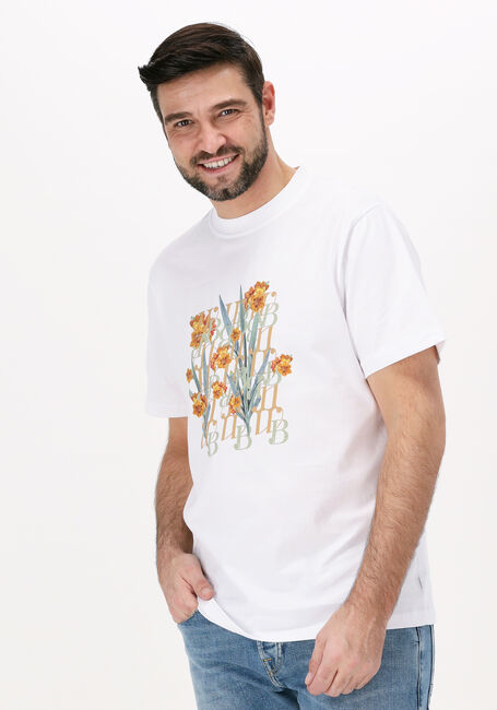 WOODBIRD T-shirt KALEB FLOW TEE en blanc - large