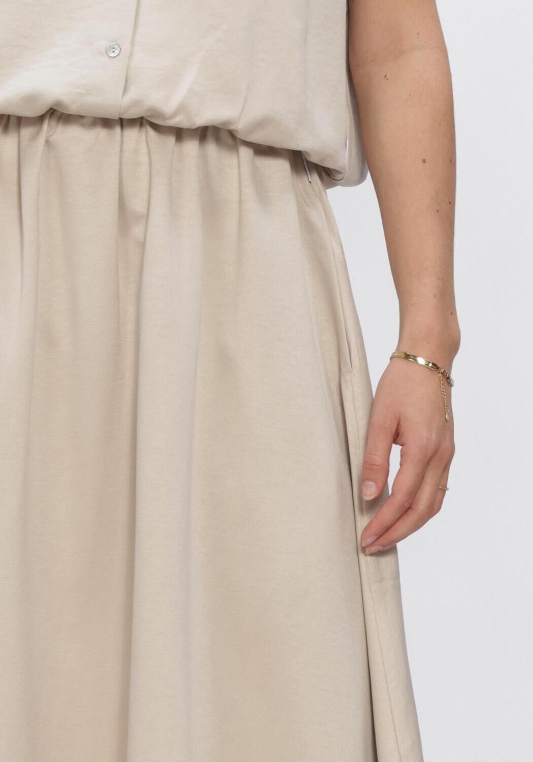 SIMPLE Jupe maxi SKIRT Sable - large