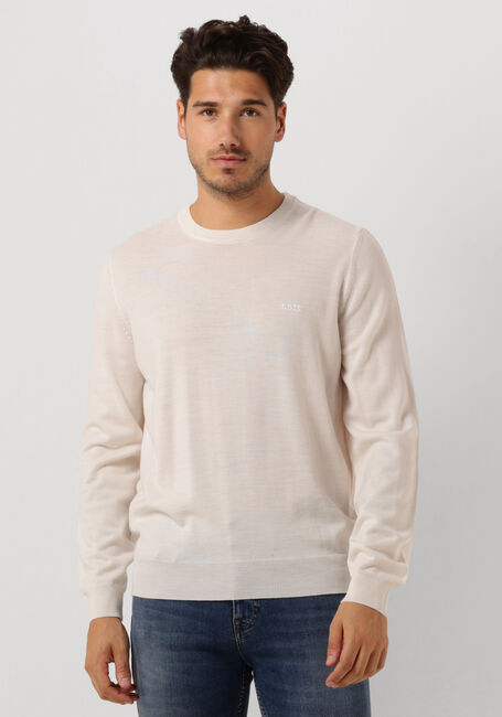 BOSS Pull BOTTO-L en beige - large