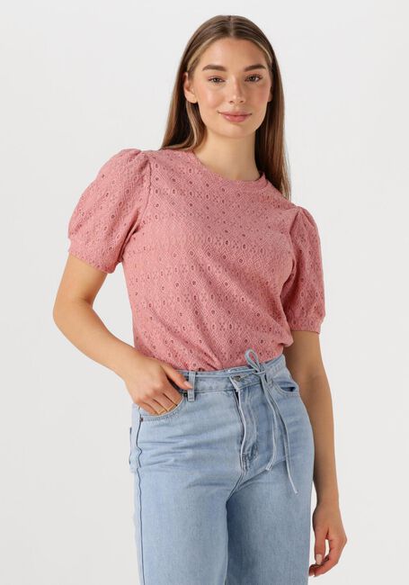 Roze OBJECT T-shirt OBJLAILA S/S RE TOP - large