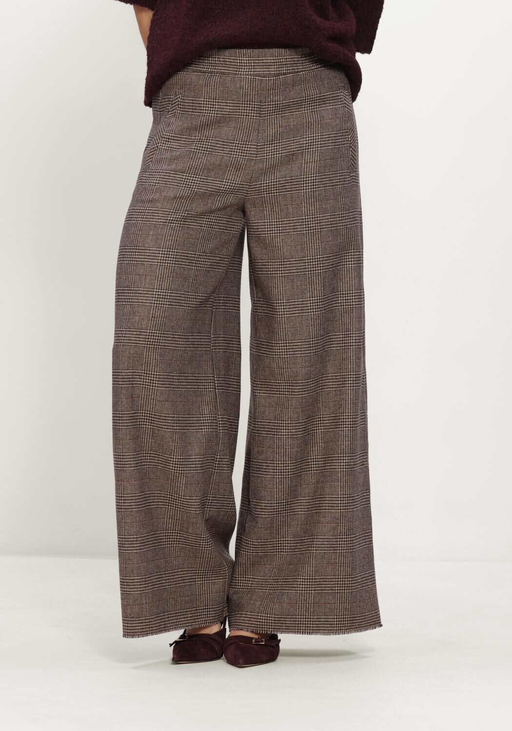 CAMBIO Pantalon AVELINE STUDIO87 en marron - large