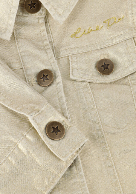 Gouden LIKE FLO Spijkerjas FLO DENIM JACKET Gouden LIKE FLO Spijkerjas FLO DENIM JACKET - large