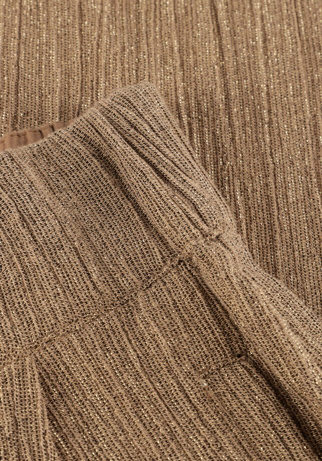 Gouden BY-BAR Wijde broek BENJI LUREX PANT - large