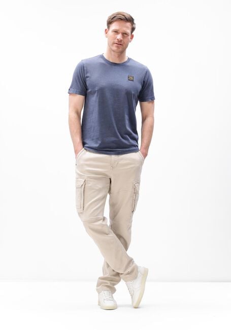 PME LEGEND T-shirt ACID WASH + GARMENT DYE en bleu - large