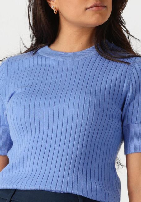 OBJECT T-shirt OBJNOELLE S/S KNIT T-SHIRT Bleu clair - large