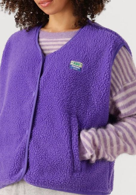 AMERICAN VINTAGE Gilet HOKTOWN en violet - large