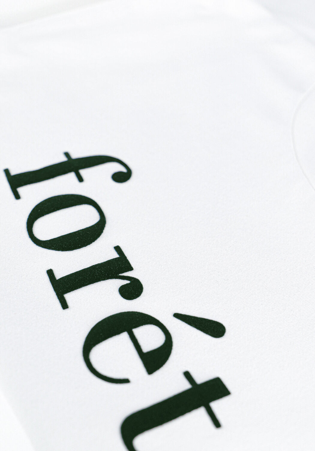 FOR&Eacute;T T-shirt RESIN en blanc - large