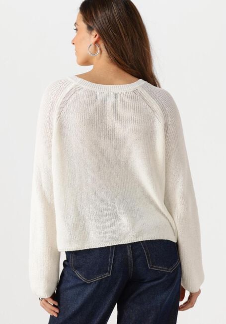 WITHBLACK Pull WBLINDIANA LS O-NECK PULLOVER en blanc - large