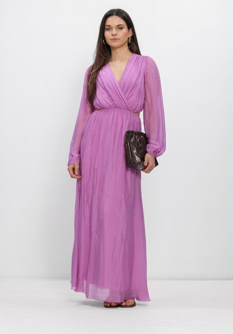 Lila FREEBIRD Maxi jurk F-WV-SILK-VIS-26-1 - large