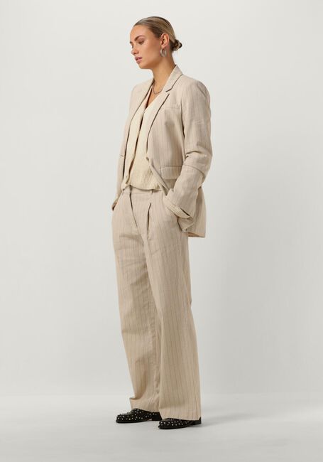 MSCH COPENHAGEN Blazer MSCHJONALYN SLIT BLAZER STP en beige - large