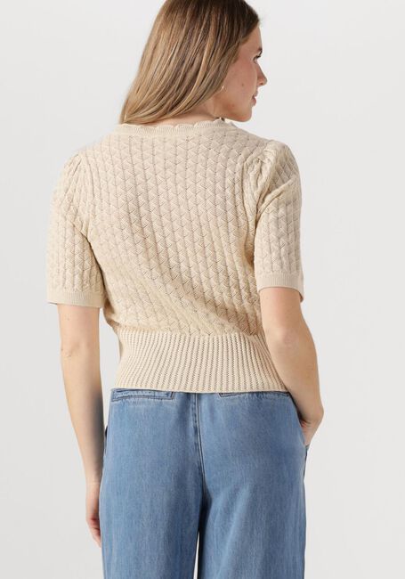 OBJECT Gilet OBJNOEMI KNIT 2/4 RE CARDIGAN 138 Écru - large
