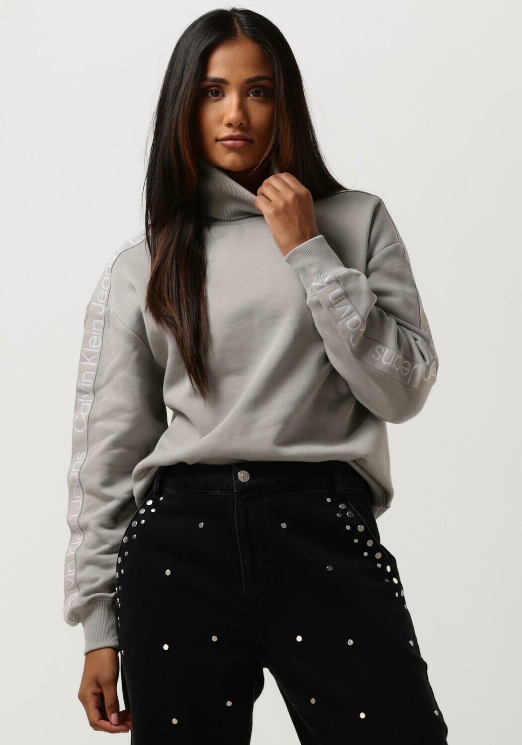 Pull calvin 2025 klein femme gris