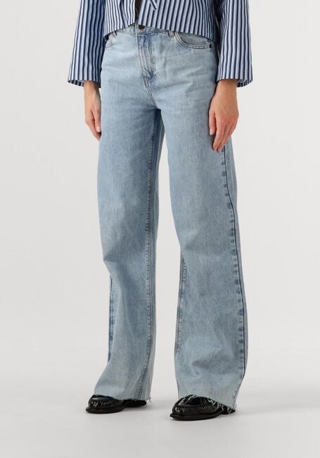Lichtblauwe HARPER & YVE Wide jeans YVE-PA - large