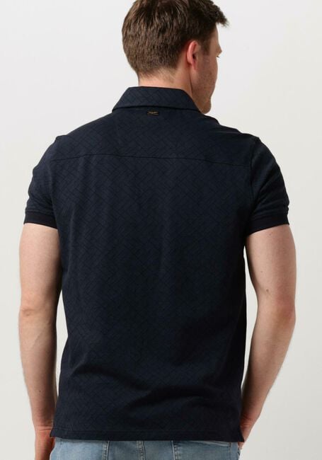 PME LEGEND Polo SHORT SLEEVE POLO JACQUARD JERSEY en bleu - large