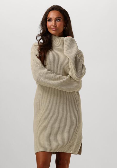 Beige CALVIN KLEIN Mini jurk CHUNKY LOOSE SWEATER DRESS - large