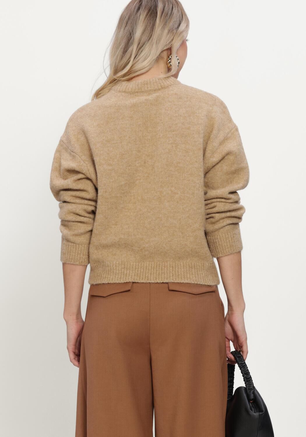 JOSH V Pull IZE SWEATER en marron - large
