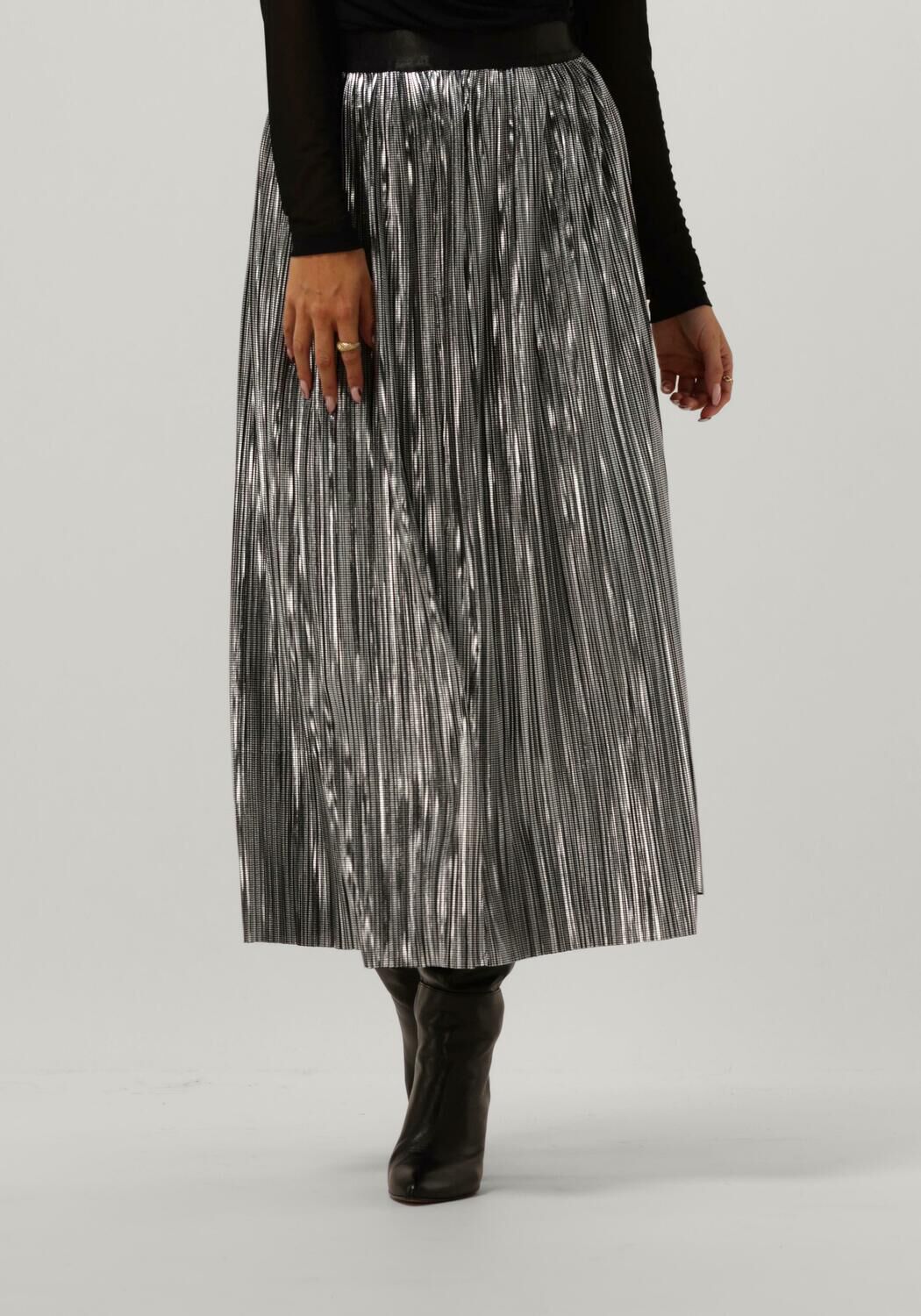 Zilveren plisse rok new arrivals