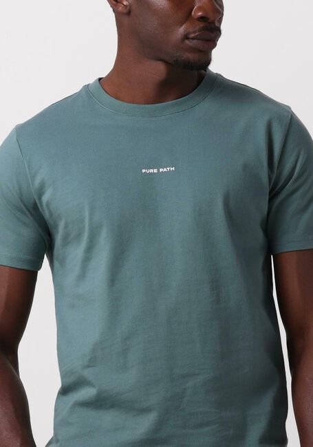 PURE PATH T-shirt TSHIRT WITH FRONT AND BACK PRINT en vert - large
