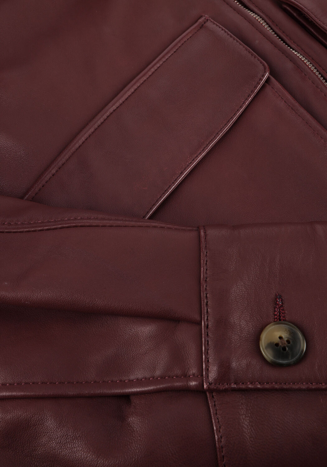 Bordeaux STUDIO AR Leren jas ANA SHEEP VEG NAPPA - large